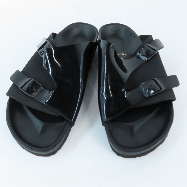 実際に弊社で買取させて頂いたBIRKENSTOCK/ビルケンシュトック チューリッヒ エナメル切替 サンダル 25