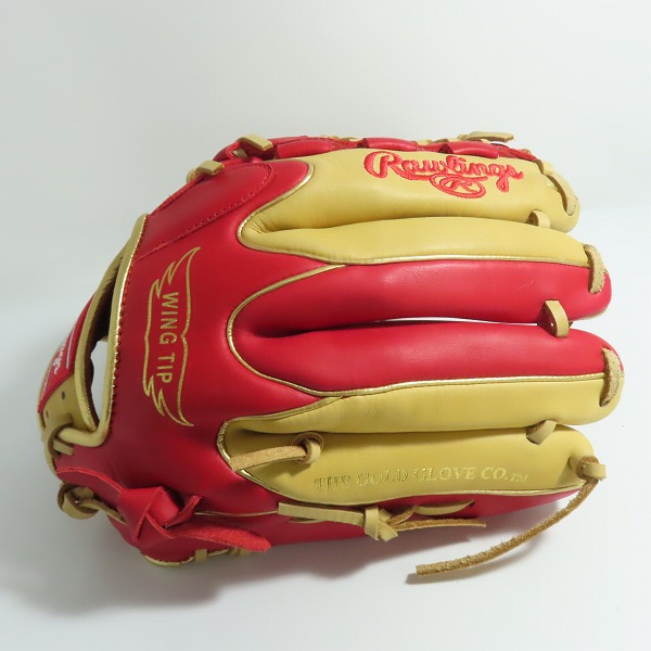 実際に弊社で買取させて頂いたRawlings/ローリングス HYPER TECH COLOR SYNC 軟式/左投げ用 オールラウンド用 グローブ/グラブ GR4HTCN55Wの画像 1枚目