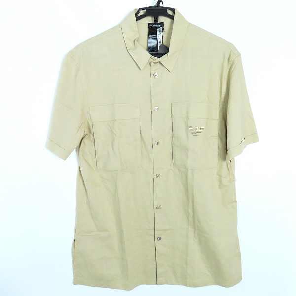 実際に弊社で買取させて頂いた【未使用】EMPORIO ARMANI/エンポリオアルマーニ 半袖シャツ 211861 3R467/M
