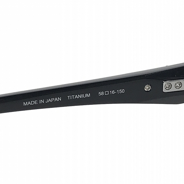 実際に弊社で買取させて頂いたSAMURAI SHO/サムライ翔 眼鏡/メガネフレーム SS-JR604 #1の画像 6枚目