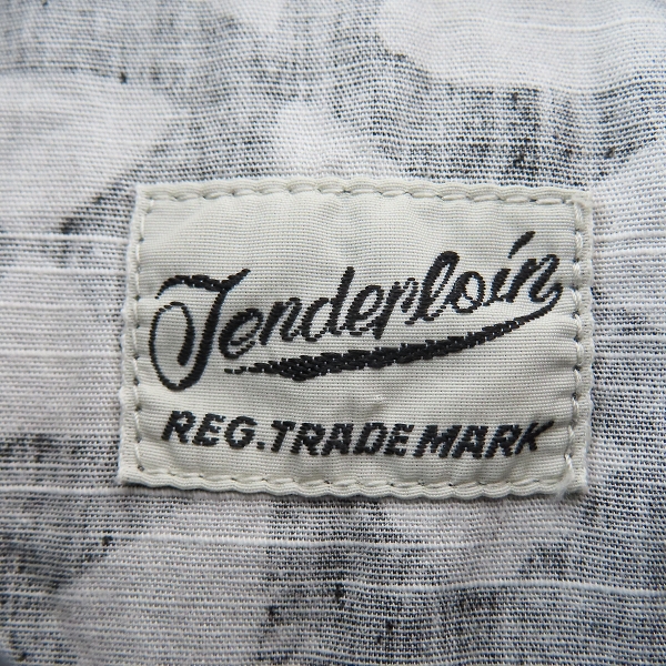 実際に弊社で買取させて頂いた TENDERLOIN/テンダーロイン 19SS T-SLUB トライアングル柄コットンスラブシャツ Lの画像 2枚目