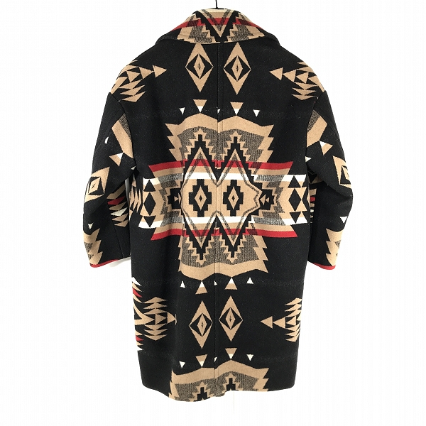 実際に弊社で買取させて頂いたFRAMeWORK/フレームワーク ネイティブ柄ガウンコート 巾着セット PENDLETON別注 16-020-230-0104-3の画像 1枚目