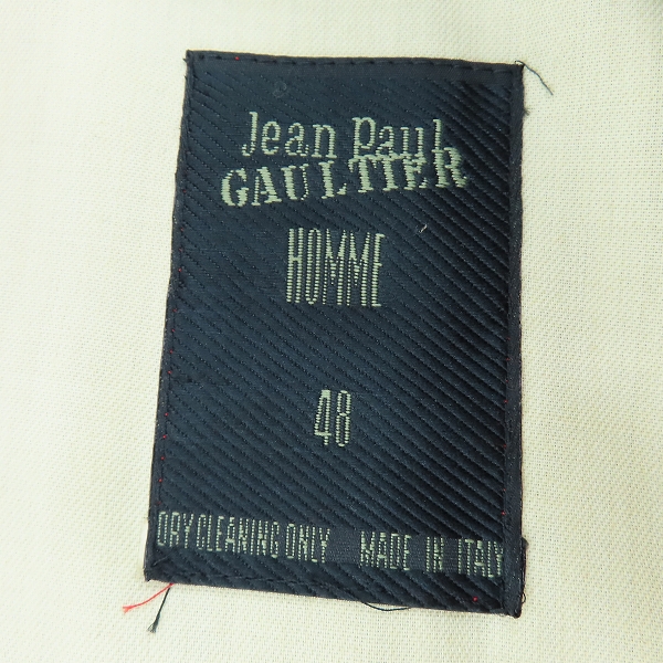 実際に弊社で買取させて頂いたJean Paul GAULTIER HOMME/ジャンポールゴルチェオム ロングコート/48の画像 2枚目