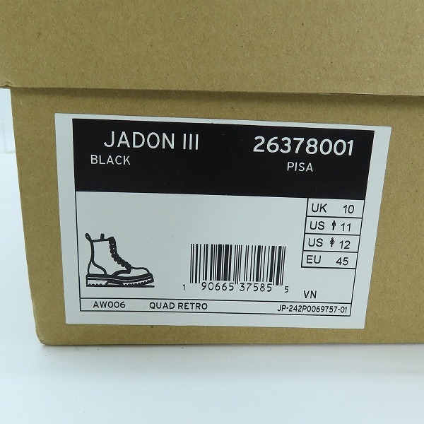 実際に弊社で買取させて頂いたDr. Martens/ドクターマーチン JADON 3 ジェイドン 8ホールレザーブーツ/26378001/UK10の画像 9枚目