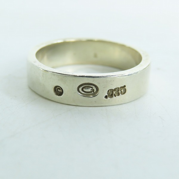 実際に弊社で買取させて頂いた【ギャラ付】Gabor/ガボール フラットバーリング シルバー SV925 24.5号の画像 6枚目