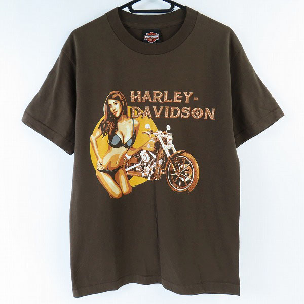 実際に弊社で買取させて頂いたHARLEY-DAVIDSON/ハーレーダビッドソン バイクガール Tシャツ/S