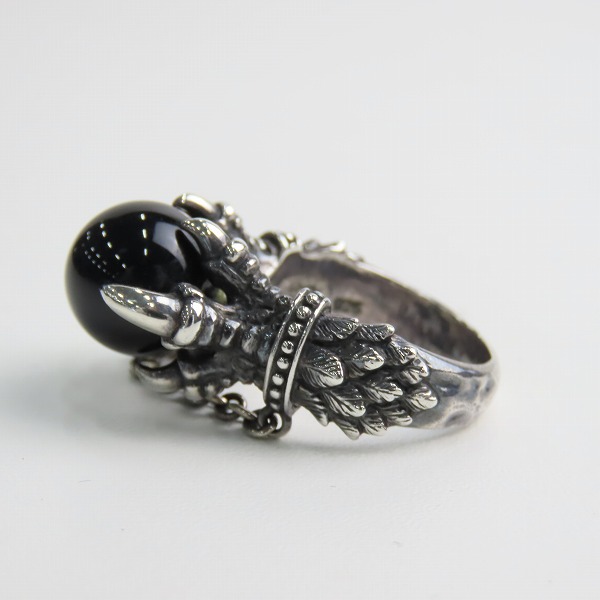 実際に弊社で買取させて頂いたBizarre/ビザール クロー リング w/オニキス 17号の画像 2枚目