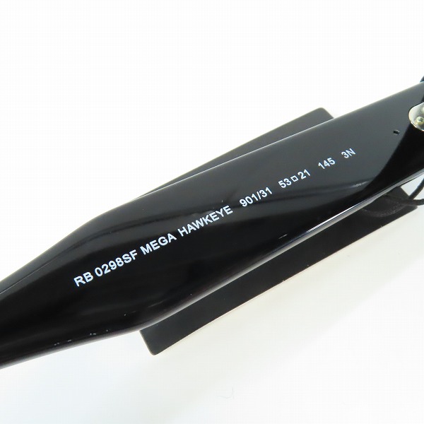 実際に弊社で買取させて頂いたRay-Ban/レイバン MEGA HAWKEYE OPTICS/ホークアイ アイウェア/サングラス RB0298SFの画像 6枚目