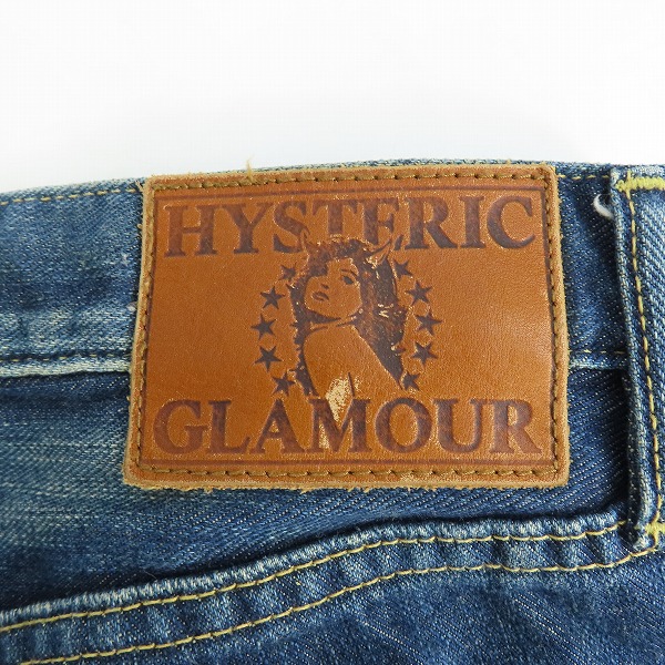 実際に弊社で買取させて頂いたHYSTERIC GLAMOUR/ヒステリックグラマー RB加工 スタッズ ボタンフライ デニム 0231AP05/34の画像 6枚目