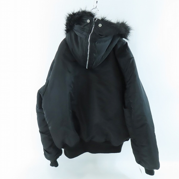 実際に弊社で買取させて頂いたWTAPS×ALPHA/ダブルタップス×アルファ N-2B CORE SPEC コアスペック ファー付ジップアップジャケット TA0690-9001/XLの画像 1枚目