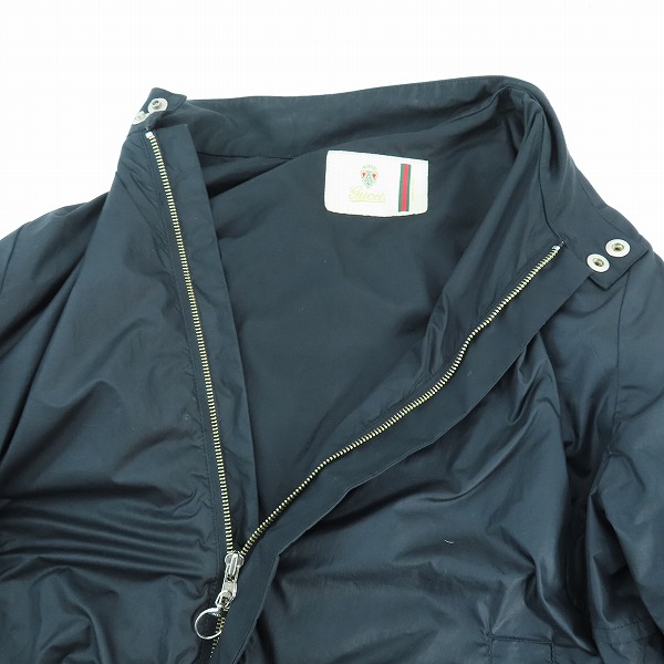 実際に弊社で買取させて頂いたGUCCI/グッチ シェリーライン ジップアップブルゾン 46の画像 2枚目