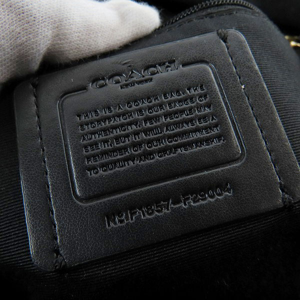 実際に弊社で買取させて頂いたCOACH/コーチ レザーデイパック/バックパック/リュックサック F29004 の画像 4枚目