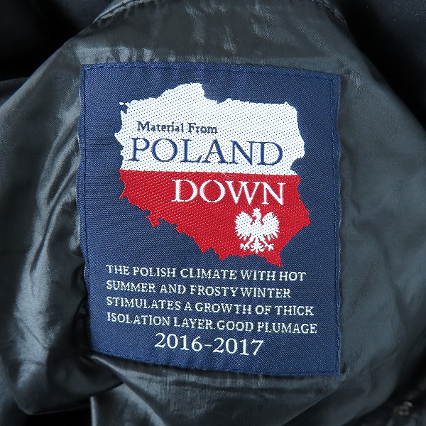 実際に弊社で買取させて頂いたnano universe×NISHIKAWA DOWN/ナノユニバース×西川ダウン ダウンジャケット NUC64DW0919TS/Lの画像 4枚目