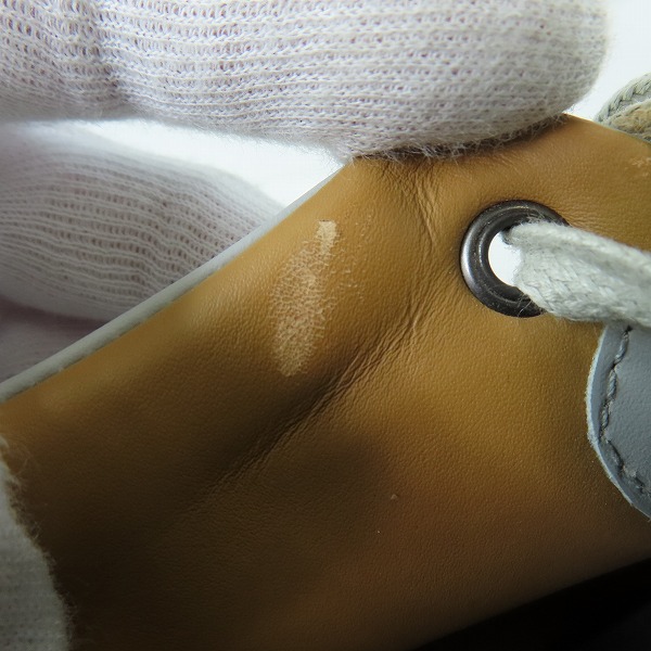 実際に弊社で買取させて頂いたHUGO BOSS/ヒューゴボス Trainers レザー シューズ/スニーカー グレー 50407828/45の画像 6枚目