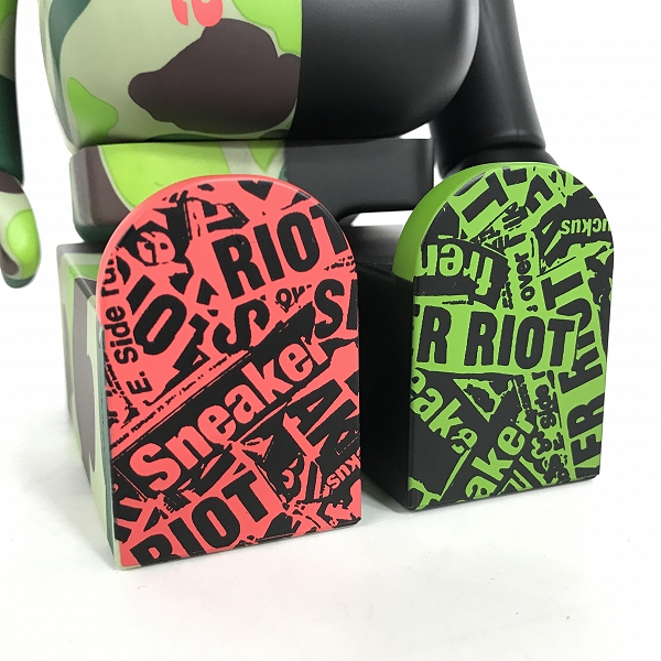 実際に弊社で買取させて頂いたMEDICOM TOY/メディコムトイ WIND AND SEA×atmos×BE@RBRICK/ウィンダンシー×アトモス×ベアブリック 100%&400%の画像 7枚目