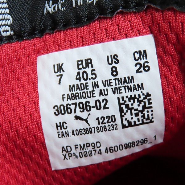 実際に弊社で買取させて頂いたPUMA×Ferrari/プーマ×フェラーリ SPEEDCAT/スピードキャット 306796-02/26.0の画像 5枚目