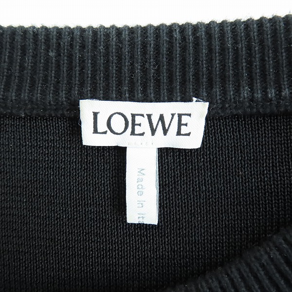 実際に弊社で買取させて頂いたLOEWE/ロエベ アナグラムロゴ ジャージー ニット セーター ビッグポケット H526Y14KDK/Mの画像 2枚目
