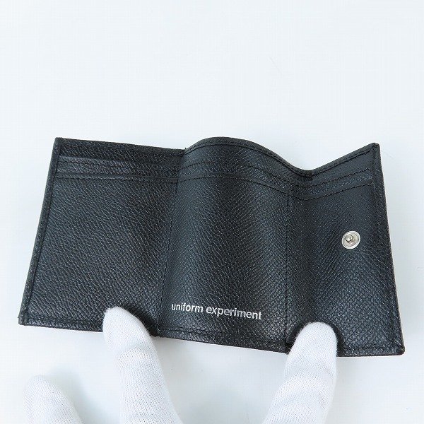 実際に弊社で買取させて頂いたuniform experiment/ユニフォームエクスペリメント三つ折り財布 UE-202097の画像 3枚目