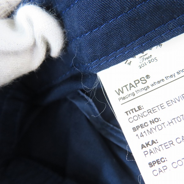 実際に弊社で買取させて頂いたWTAPS/ダブルタップス PAINTER CAP ペインターキャップ 141MYDT-HT07/Mの画像 8枚目