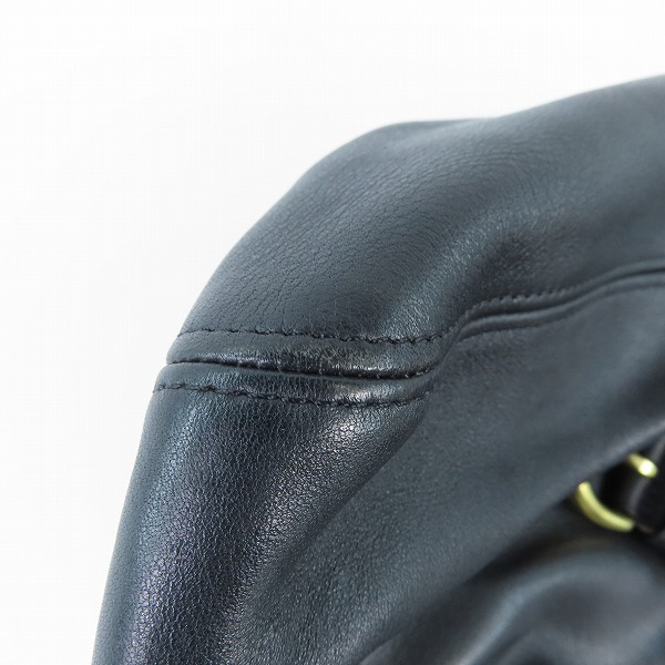 実際に弊社で買取させて頂いたCOACH/コーチ オールドコーチ カウハイドレザー ベルト 巾着ショルダーバッグ 4156の画像 8枚目