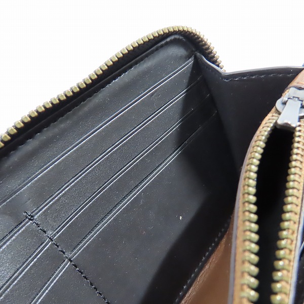 実際に弊社で買取させて頂いたCOACH/コーチ ラウンドジップウォレット/長財布の画像 7枚目