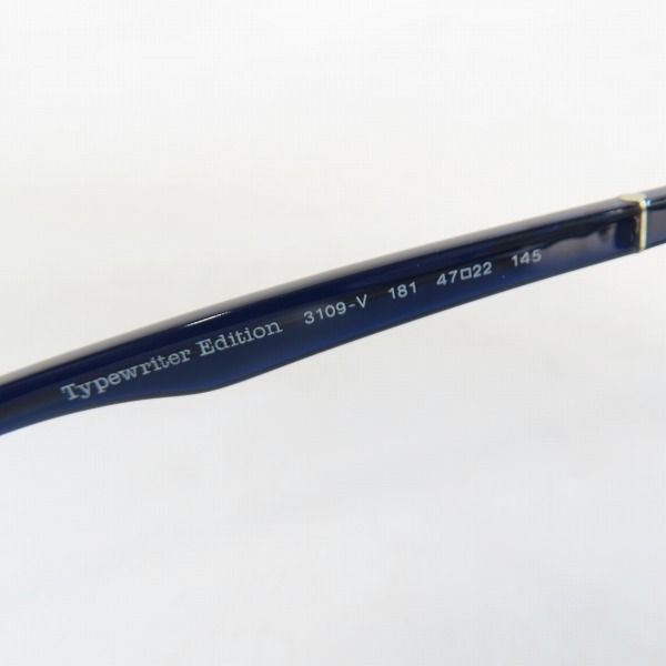 実際に弊社で買取させて頂いたPersol/ペルソール メガネフレーム/アイウェア Typewriter Edition 3109-V 181の画像 6枚目