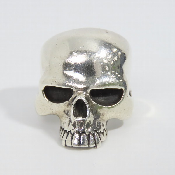 実際に弊社で買取させて頂いたCRAZY PIG/クレイジーピッグ EVIL SKULL RING LARGE ラージエビルスカル リング 14号の画像 1枚目