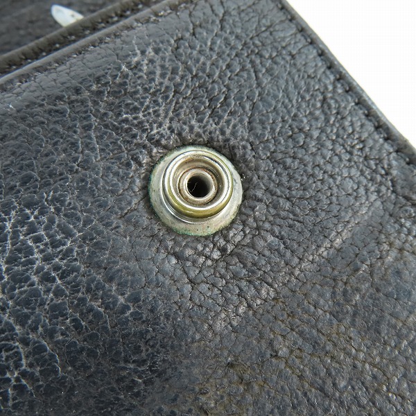 実際に弊社で買取させて頂いたCHROME HEARTS/クロムハーツ WAVE/ウェーブウォレット クロスボタン/長財布の画像 7枚目