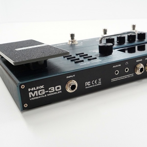 実際に弊社で買取させて頂いたNUX/ニューエックス MG-30 ギター用 マルチエフェクター 動作確認済みの画像 4枚目