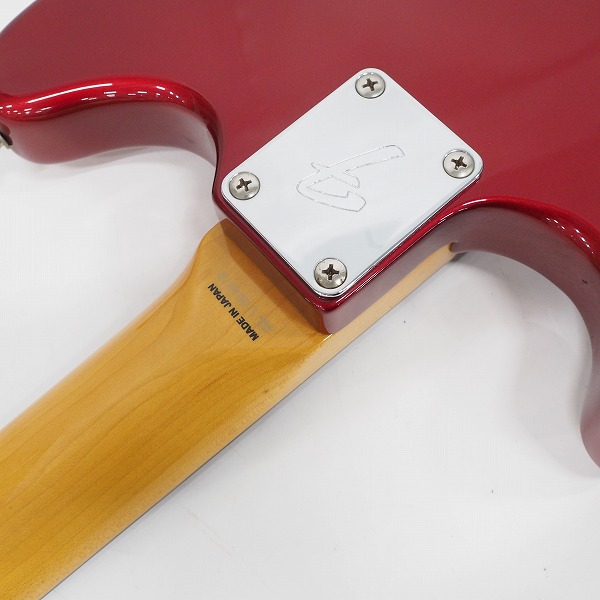 実際に弊社で買取させて頂いた★Fender Japan/フェンダージャパン MG69 MH CAR MUSTANG/ムスタング マッチングヘッド エレキギターの画像 9枚目