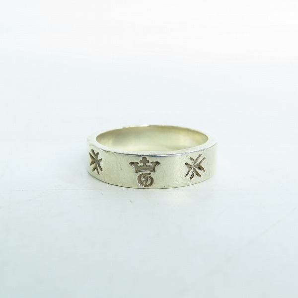 実際に弊社で買取させて頂いた【ギャラ付】Gabor/ガボール フラットバーリング シルバー SV925 24.5号の画像 1枚目