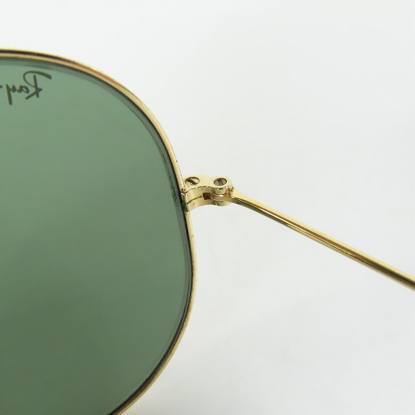 実際に弊社で買取させて頂いたRay-Ban/レイバン B&L/ボシュロム社製 ティアドロップ型 アイウェア/サングラス ゴールドの画像 4枚目