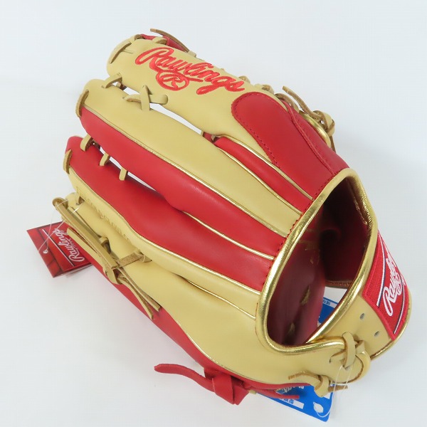 実際に弊社で買取させて頂いた【未使用】Rawlings/ローリングス HYPER TECH COLOR SYNC 軟式 外野手 右投げ用 グローブ GR4HTCY719の画像 1枚目