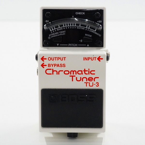 実際に弊社で買取させて頂いたBOSS/ボス TU-3 Chromatic Tuner ギター/ベース用 チューナー 動作確認済みの画像 1枚目