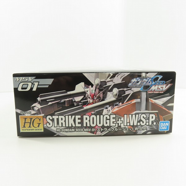 実際に弊社で買取させて頂いた【未組立】BANDAI/バンダイ HG 1/144 機動戦士ガンダムSEED MSV MSV-01 ストライクルージュ+I.W.S.P.の画像 4枚目