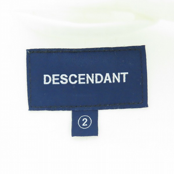 実際に弊社で買取させて頂いたDESCENDANT/ディセンダント 長袖 ボタンシャツ ホワイト/2の画像 2枚目