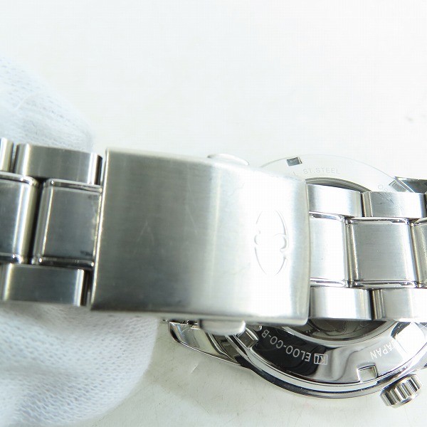 実際に弊社で買取させて頂いたORIENT STAR/オリエントスター パワーリザーブ 自動巻き  裏スケ シルバー WZ0081EL/EL00-C0-Bの画像 5枚目