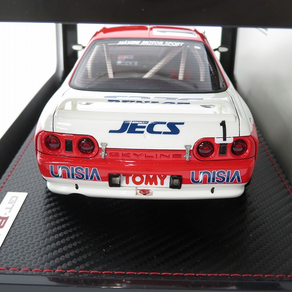 実際に弊社で買取させて頂いたイグニッションモデル 1/18 NISSAN JECS SKYLINE/日産 ジェックス スカイライン #1 1992 JTC/ミニカーの画像 3枚目