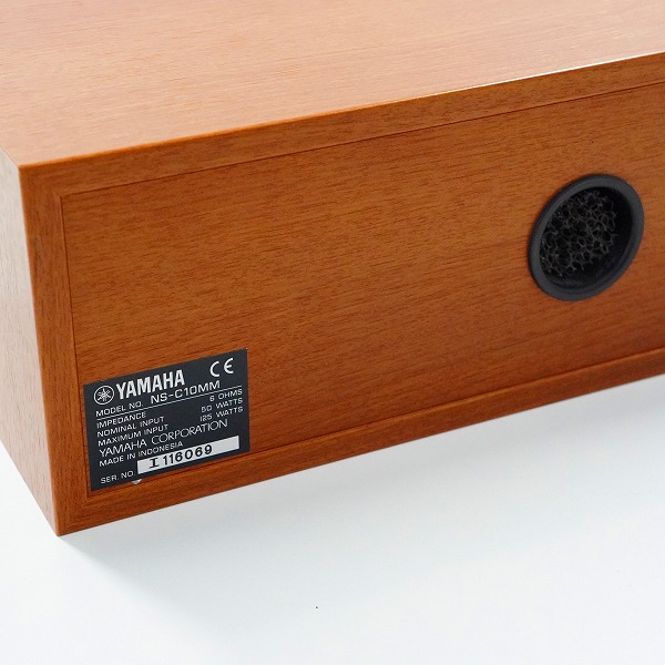 実際に弊社で買取させて頂いたYAMAHA/ヤマハ NS-C10MM 2ウェイ スピーカーシステム センタースピーカー 動作確認済みの画像 5枚目