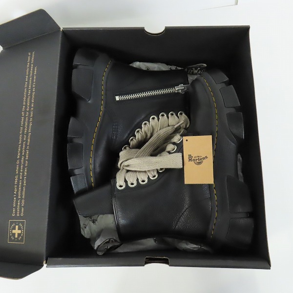 実際に弊社で買取させて頂いたDr Martens×Rick Owens/ドクターマーチン×リックオウエンス 1460 JMB Lace RO DMXL/ジャンボ レース ブーツ UK8の画像 8枚目