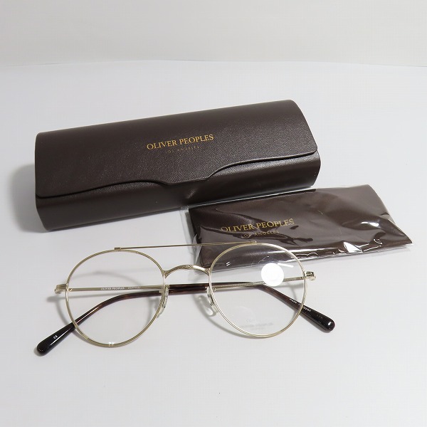 実際に弊社で買取させて頂いたOLIVER PEOPLES/オリバーピープルズ Cheswick WG メタルフレーム メガネフレーム アイウェアの画像 9枚目