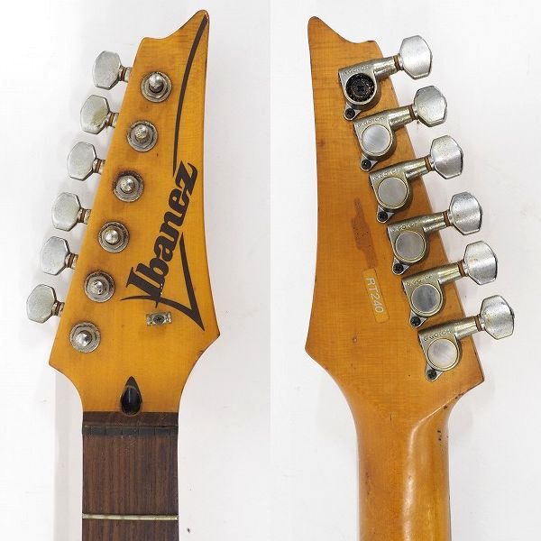 実際に弊社で買取させて頂いた★【弦無し】Ibanez/アイバニーズ RT240 ストラトシェイプ SSH エレキギター 日本製の画像 2枚目