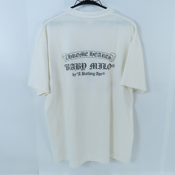 実際に弊社で買取させて頂いたCHROME HEARTS×A BATHING APE/クロムハーツ×アベイジングエイプ BABY MILO/マイロ プリントTシャツ/Lの画像 1枚目