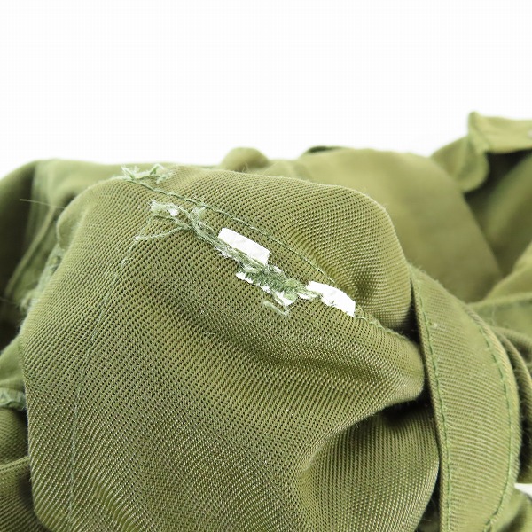 実際に弊社で買取させて頂いたALPHA INDUSTRIES/アルファインダストリーズ VINTAGE VEST ベスト カーキ W33-038-AC 5415/Sの画像 4枚目