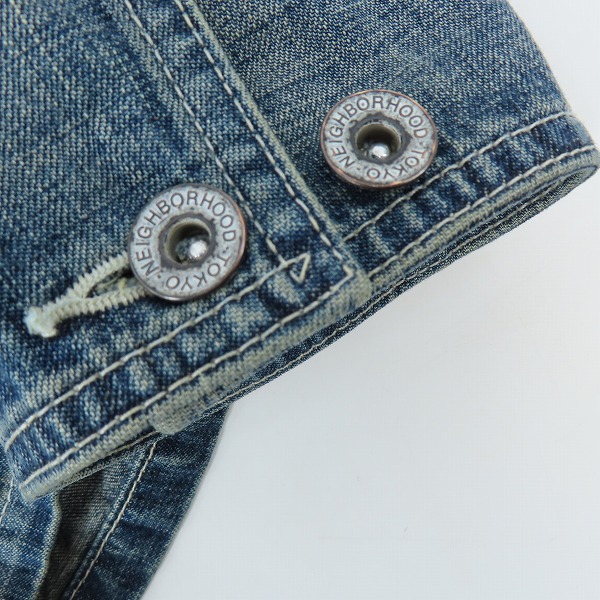 実際に弊社で買取させて頂いたNEIGHBORHOOD/ネイバーフッド  24SS WASHED SHORT COVERALL JACKET 241XBNH-JKM04/Sの画像 7枚目