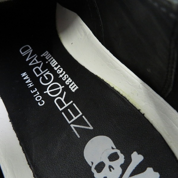 実際に弊社で買取させて頂いたCOLE HAAN×MASTERMIND/コールハーン×マスターマインド ZEROGRAND ウイングチップシューズ C22081/9の画像 6枚目