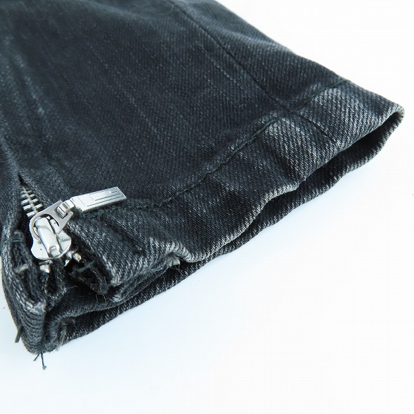 実際に弊社で買取させて頂いたNO ID. /NO ID. /ノーアイディジップアップ ノーカラーデニムジャケット/1の画像 6枚目