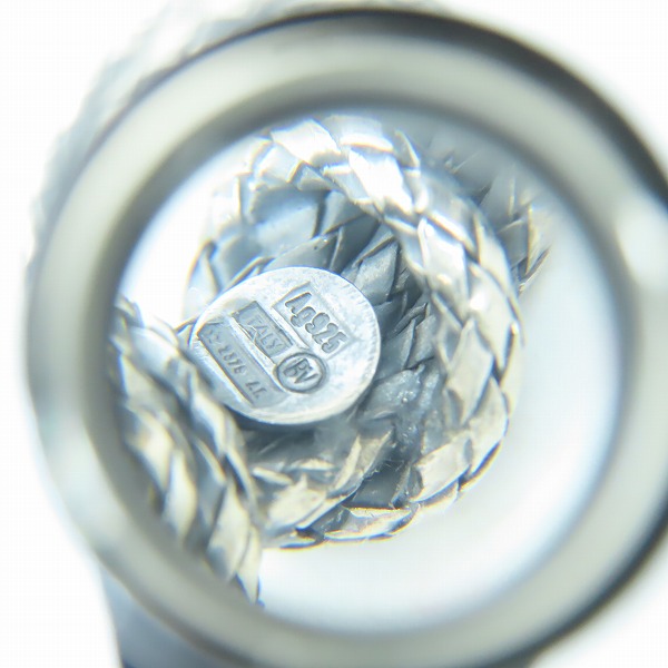 実際に弊社で買取させて頂いたBOTTEGA VENETA/ボッテガヴェネタ イントレチャート リング Ag925/8号の画像 7枚目