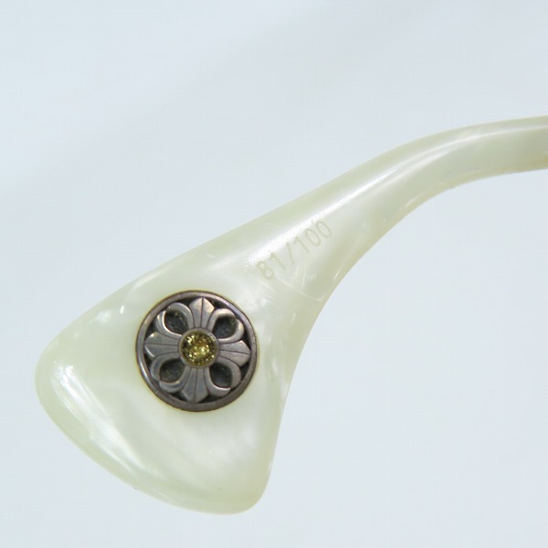 実際に弊社で買取させて頂いたA'rossvy/ロズヴィー シルバー925 パーツ ハーフリム サングラス/アイウェア 209251609の画像 7枚目