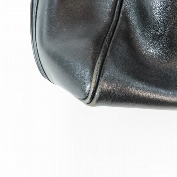 実際に弊社で買取させて頂いたYVES SAINT LAURENT/イブサンローラン レザー ハンドバッグの画像 7枚目